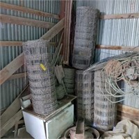 6 ROLLS OF WOOVEN WIRE