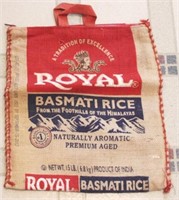 Handbag Made from Burlap Rice Sack