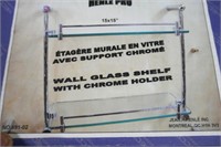 Glass Wall Shelf Unit