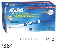Expo 2 Fine Marker 12 Pack BLU