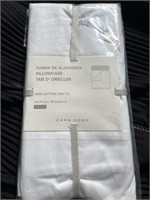 Pack of 2 Zara Home pillowcases (50x75cm -