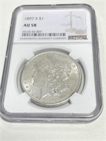 1897-S NGC AU58