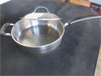 Bella Cuisine Deep Cooking Pan w/Lid