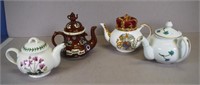 Four various English ceramic teapots