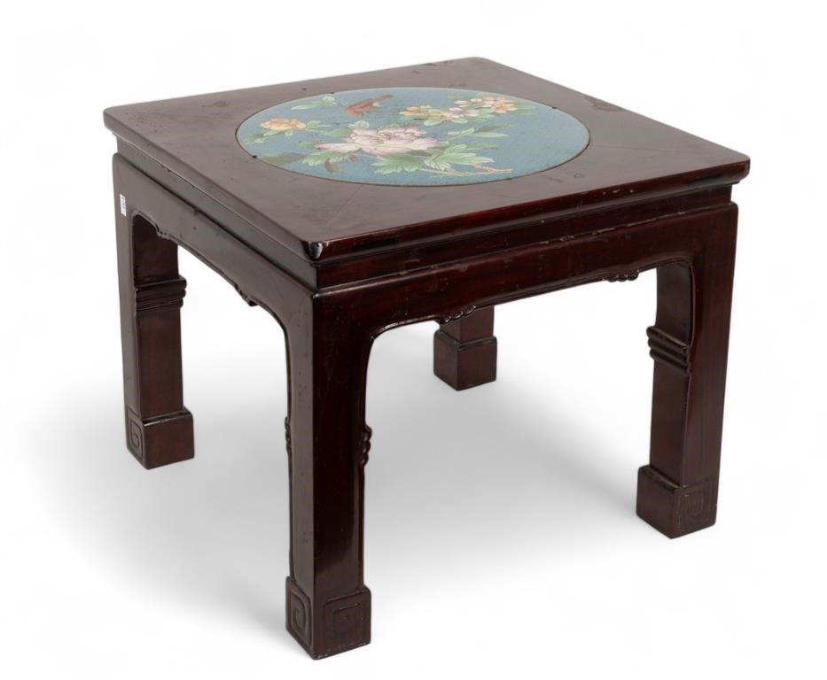 Asian Cloisonné Stool