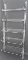 Modern Clear Acrylic Ladder Shelves