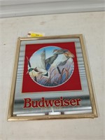 Budweiser framed mirror advertising from 1992