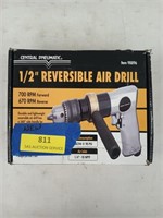 Central pneumatic 1/2" reversible air drill, new