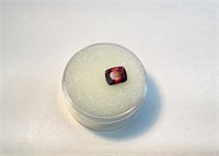 1.40ct Red Spinel Cushion 7x6mm