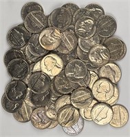 Lot of 70: 1964-D Proof Jefferson Nickels