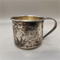 Vintage/antique sterling baby cup