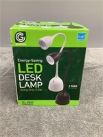 2 LED Desk Lamps    NIB