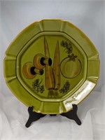 1970's Design Craft, large Pottery Hand Painted