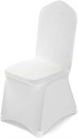 White Chair Covers 50 Pcs Spandex Polyester