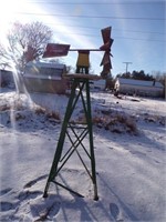 WOODEN YARD ART WINDMILL