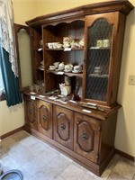 VERY NICE HUTCH- CONTENTS NOT INCLUDED