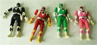 Set of 4 Power Rangers