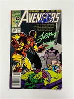Autograph COA Avengers #326 Comics