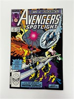 Autograph COA Avengers Spotlight #27 Comics