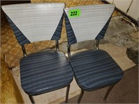 2 50'S STYLE KITCHEN CHAIRS