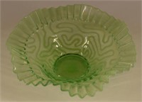 Jefferson Glass Swirling Maze Bowl