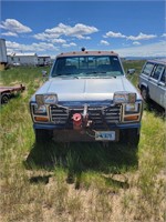 1985 F-250, supercab longbox with Western snowplow