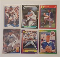 6 DAVID CONE BASEBALL CARDS