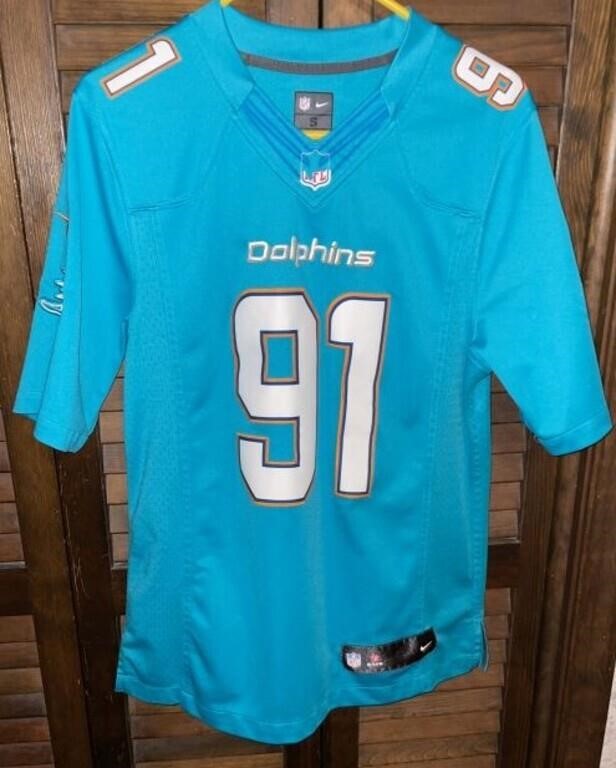 NFL On Field Miami Dolphins #91 Cameron Wake