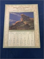 Shelley's Garage 1926 Calendar