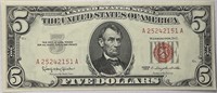 1963 Series $5 Red Seals - UNC