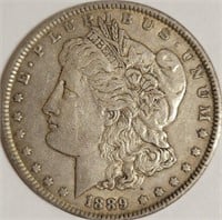 1889 - MORGAN SILVER DOLLAR (2)