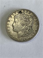 1921 Morgan Silver Dollar (w/ hole)