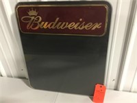 22 1/2"X20" Busweiser glass bulletin board