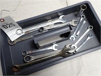 Assortment Of Combination Wrenches w/ Tool Tray