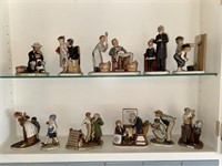 11 Norman Rockwell Figurines