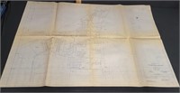 1965 Fort Polk Block Outline and Number Map