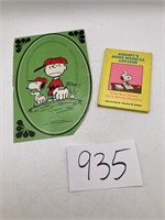 Vintage Peanuts Book and Picture