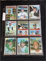 9-1970 TOPPS CARDS