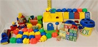 Fisher Price House, Counting Buckets, Tupperware