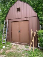 REALLY NICE SHED I WOULD SAY 10 X 16 TO 20