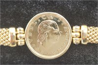 14KT Gold Plated Lira Bracelet
