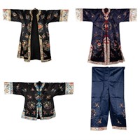 Chinese Robes (3), One w/ Trousers