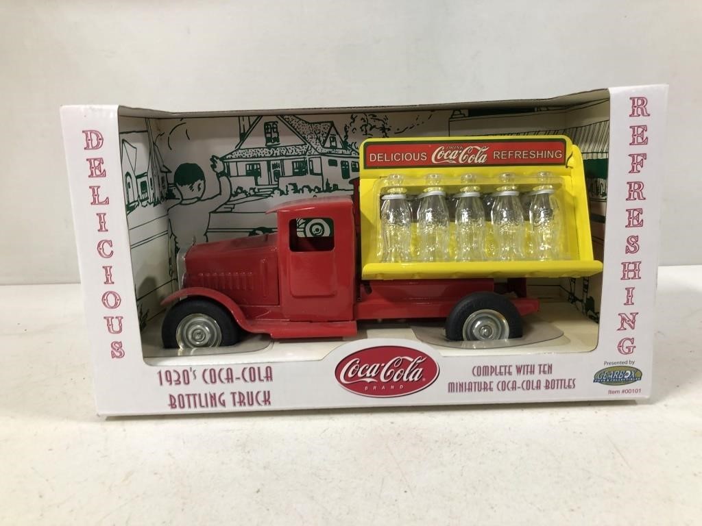 1930'S COCA COLA BOTTLING TRUCK BY GEAR BOX