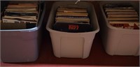 5 boxes of record albums varies genres alot have