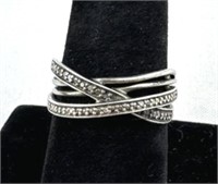 925 Silver Multi-Row Ring