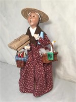 Byers' Choice Caroler on Stand 13"