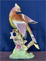 Vintage porcelain tropical bird figurine