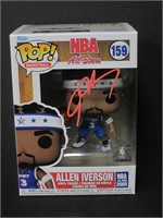 Allen Iverson 76ers signed Funko Pop w/Coa