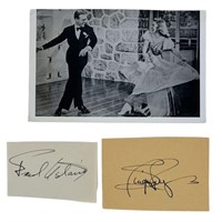 Fred Astaire & Ginger Rogers Autographs/ Signature