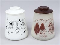 BC Comics and Other Glass Cookie Jars